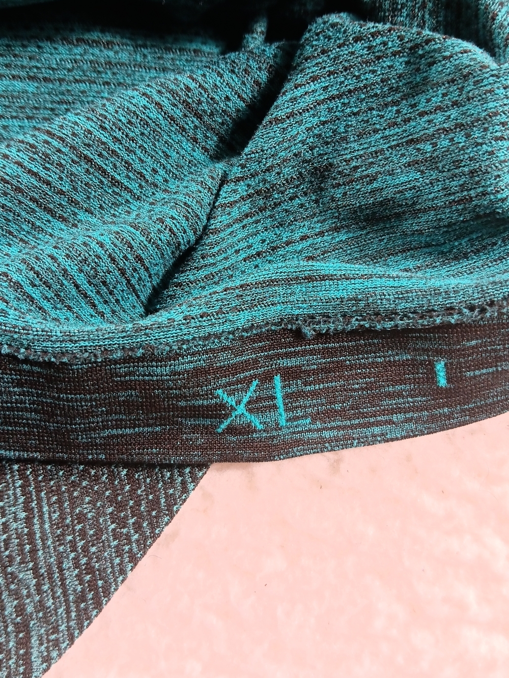 Lululemon Shirt Mens XL Heathered Green Metal Vent Tech Long Sleeve Performance - Picture 2 of 10